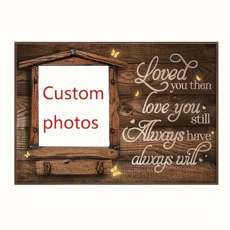 Custom Love You Always. Wooden Framed Canvas Art