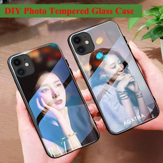 Personalized iPhone Tempered Glass Case