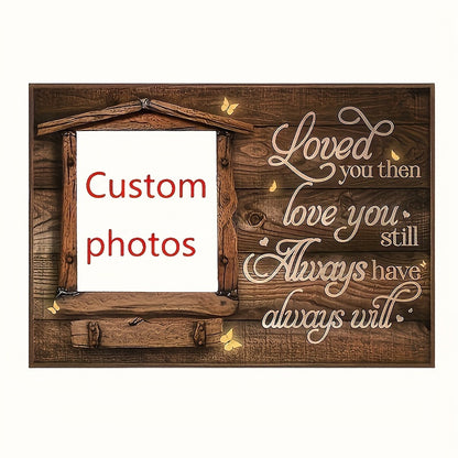 Custom Love You Always. Wooden Framed Canvas Art